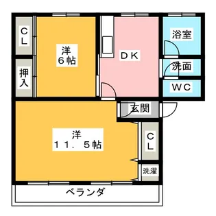 コルミー本郷【3階】の間取り