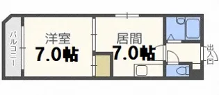 ラ・フォーレ新札幌【4階】の間取り
