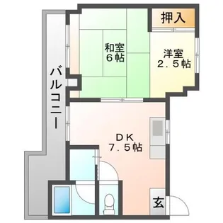 和泉コーポ【2階】の間取り