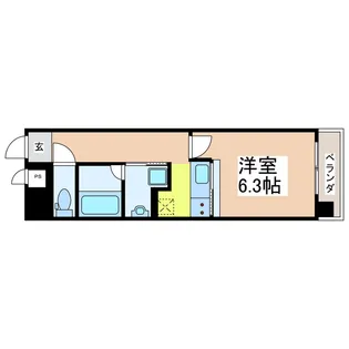 GTマンション東京画廊【3階】の間取り