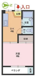 レジデンス花月【3階】の間取り