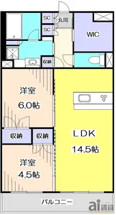 東京都練馬区東大泉2【マンション】の間取り