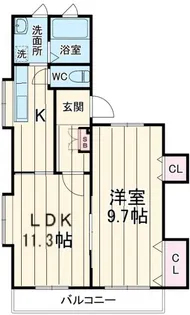 ブルーメマンション【3階】の間取り
