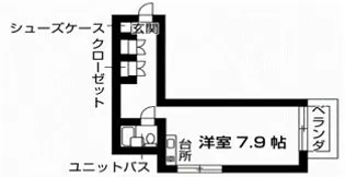グリーンスクウェアー砧【4階】の間取り