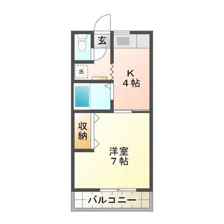 フラップハウス【1階】の間取り