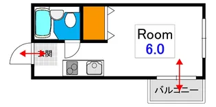 メゾンホワイト【1階】の間取り