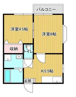アーバンハウス VI【2階】の間取り