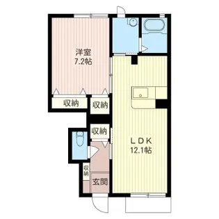 スピカB棟【1階】の間取り