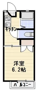 ビューティナンバーワンA【1階】の間取り