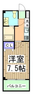 フラッティ円町北【7階】の間取り