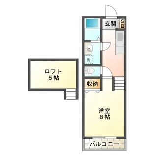 クレバネス町屋【2階】の間取り