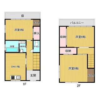 愛知県海部郡大治町大字西條字石間畑【一戸建】の間取り