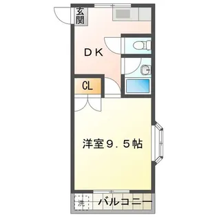 FORTUNA S【2階】の間取り