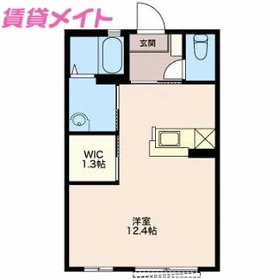 ヴァンフルール B棟【1階】の間取り