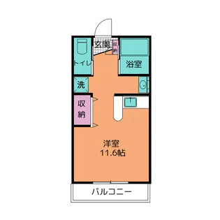 グローリアレジデンス【1階】の間取り