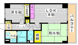 東京都練馬区高松3【マンション】の間取り
