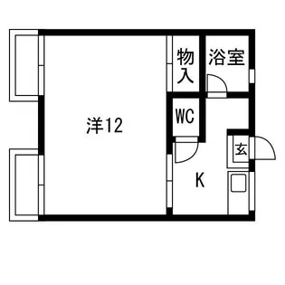 岡戸ビル【4階】の間取り