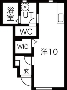ル・メイユール尼沼A棟【1階】の間取り