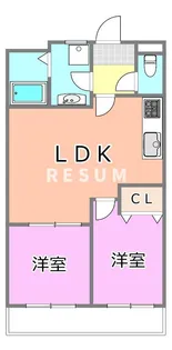 千葉県千葉市中央区千葉寺町【マンション】の間取り