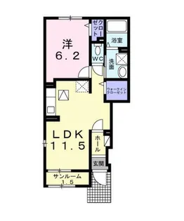 東京都世田谷区北沢4【アパート】の間取り