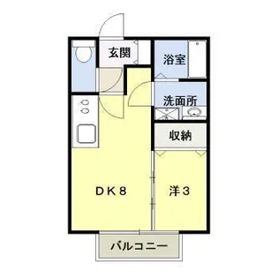 コスモIII【1階】の間取り