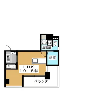 oz alloggio【5階】の間取り