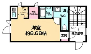 ヴィッラルニカ【1階】の間取り