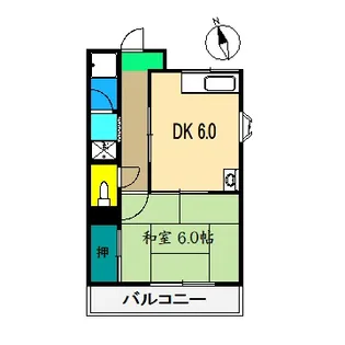安芸ガーデン【2階】の間取り