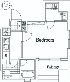 ザ・レジデンス・オブ・トーキョーH20【12階】の間取り