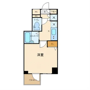 1Kの間取り画像