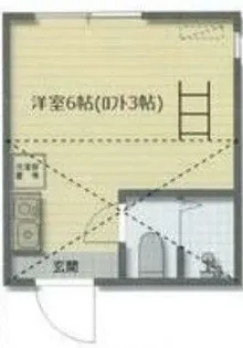 ベルリネッタ川崎【1階】の間取り