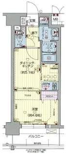 プレサンスTHE KYOTO澄華【3階】の間取り