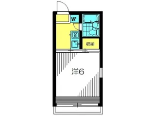 コーポK【1階】の間取り