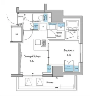 ルフォンプログレ大森山王【15階】の間取り