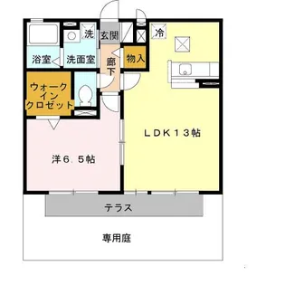 シャイニーパーク【1階】の間取り