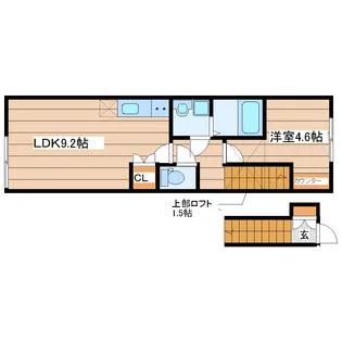 ラ・ビリテ【2階】の間取り