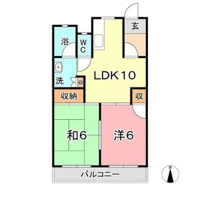 駅前ビル【4階】の間取り