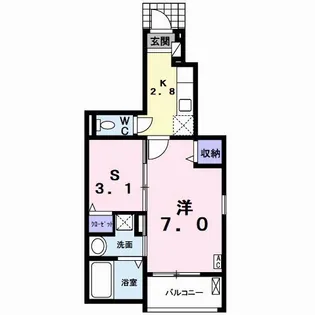PBコンフォート【1階】の間取り
