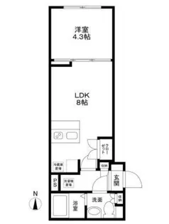 東京都墨田区吾妻橋2【マンション】の間取り