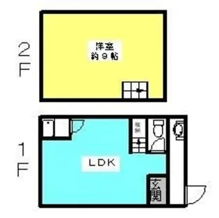 東京都足立区千住東1【一戸建】の間取り