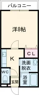 1Kの間取り画像