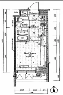 プレール・ドゥーク新宿下落合【6階】の間取り