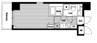 東京都品川区西五反田4【マンション】の間取り