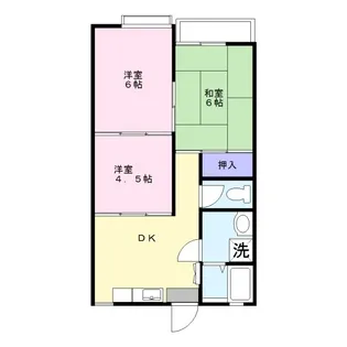 レインボー【2階】の間取り