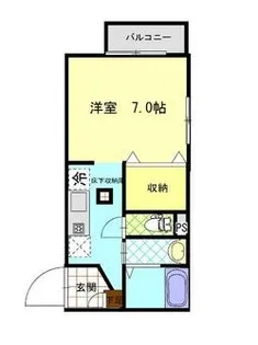 鹿児島県鹿児島市下荒田4【マンション】の間取り