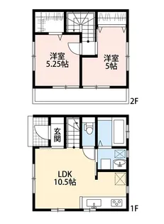 福島県福島市飯坂町平野字八龍前【一戸建】の間取り