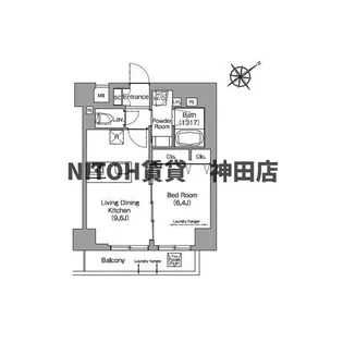 HF押上レジデンス【6階】の間取り