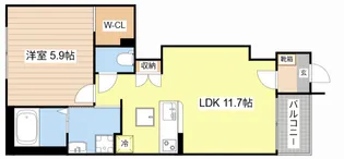滋賀県甲賀市甲南町竜法師【アパート】の間取り