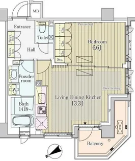 東京都渋谷区神宮前4【マンション】の間取り