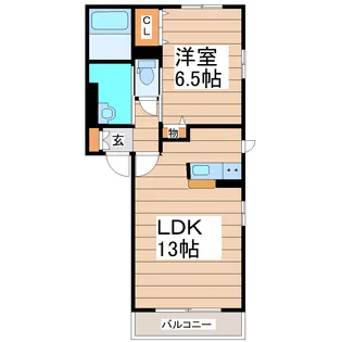 プリマヴェーラ杜王【2階】の間取り